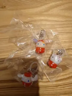 サンリオキャラクターズ　いちごめじるしアクセサリー　3個セット