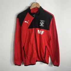 PUMAプーマ トラックジャケット ジャージ 赤 黒 サッカー スポーツウェアのサムネイル