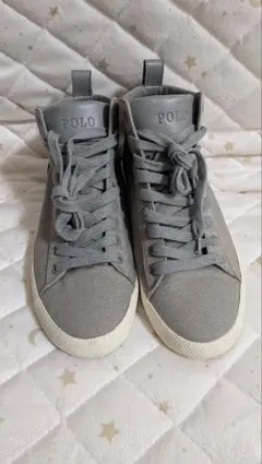 Polo グレー ハイカットスニーカー