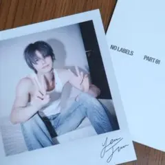 TXT ヨンジュン NO LABELS リスニングパーティー サノク ポラロイド