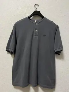 サイベーシックス　鹿の子　ヘンリーネックTシャツ　/34　グレー　サイワッペンのサムネイル