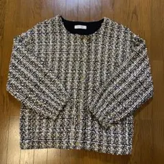 ノーカラージャケット　M〜L ☆試着のみ☆