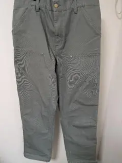 カーハート　ダブルニーパンツ　グレー　34×32　Carhartt　ペインター