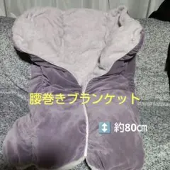 ラップ腰巻きブランケット(表)フリース (裏)ボア 超暖か！ 期間限定出品！