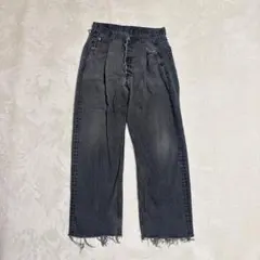 USA】LEVIS リーバイス〈501〉ブラックデニムパンツ（W38）後染め 