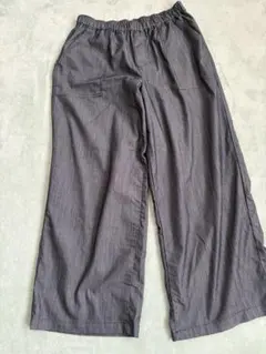 グレー ワイドパンツ Lサイズ