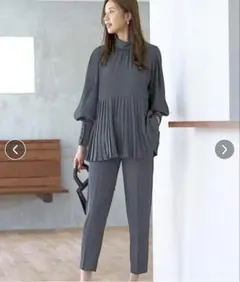 RUIRUE BOUTIQUE セットアップ　セレモニースーツ　グレー　3L