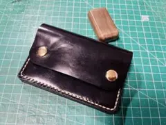 No.15 ミニトラッカーウォレット　牛本革　ハンドメイド