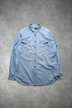 Polo Ralph Lauren デニム ウエスタンシャツ M 36-2-12