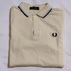 FRED PERRY ポロシャツ クリーム色 半袖　Sサイズ
