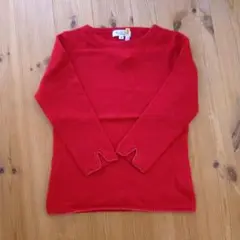 赤 ニット