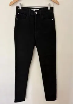 ZARA スキニーパンツ ブラック レディースのサムネイル