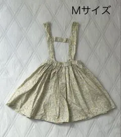 韓国子供服pourenfantアンファン 花柄サススカート Mサイズ