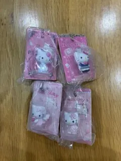 ハローキティ カプセルトイ 4個セット　パッケージミニチュアコレクション