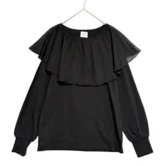 コーエン　ビックカラー カットソー　黒　【美品】　長袖　L