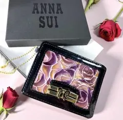 ANNA SUI アナスイ 二つ折り財布 新品 スパークリングナイト - メルカリ