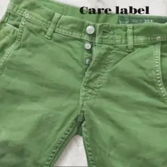 CARE LABEL slack352 デニム イタリア製 グリーン 29