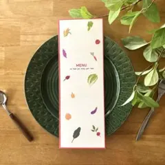 【結婚式】メニュー表　ドリンクメニュー　ポップ　カラフル