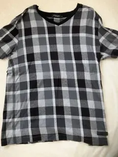 BLACK LABEL CRESTBRIDGE チェック柄 VネックTシャツ Lのサムネイル