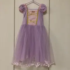 プリンセスドレス ラプンツェル風 ハロウィン お姫様 コスプレ パープル