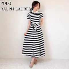 現行/美品】ポロラルフローレン マキシ ロング ワンピース