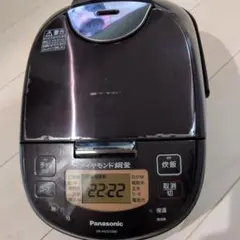 最終値下げ価格】Panasonic sr-mpw10e8 炊飯器 ブラック - メルカリ