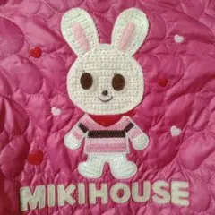 ミキハウス キルティングジャケット ピンク中綿ジャケット 110cm