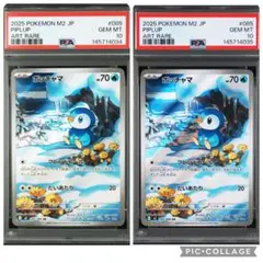PSA 10 ポッチャマar2連番　PSA 10 ヒカリsar セット PSA10 ポッチャマ AR2枚連番 ポケモンカード - メルカリ