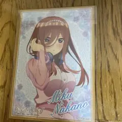 3月まで！　五等分の花嫁　中野三玖　イラストボード