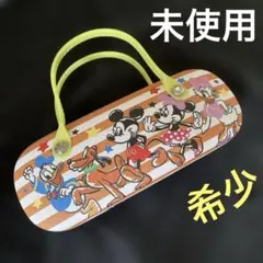 レトロ　ディズニー メガネケース ミッキーマウス　眼鏡入れ　希少　未使用のサムネイル