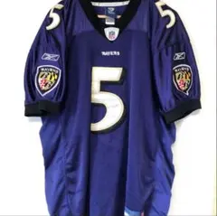 NFLチーム】リーボック レイブンズ ゲームシャツ ユニホーム アメフト