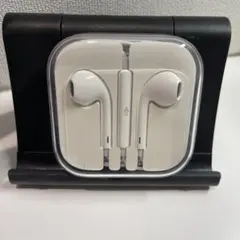 ホワイト 有線イヤホン 3.5mmジャック ケース付き