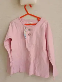 BRANSHES ピンク 長袖カットソー 120