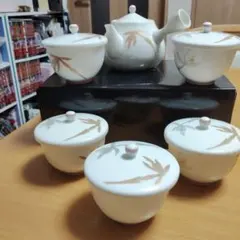 有田焼　宮内庁御用達　深川製磁　急須　茶器5個セット