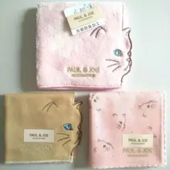 新品　ポール&ジョー　猫ちゃん 横顔  (=^ェ^=) ♥️ハンカチ　ねこネコ猫