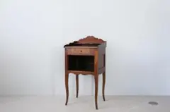 フランスアンティーク猫脚ベッドキャビネット/ナイトテーブル/木製机