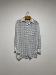 70s USA製 TOM JAMES チェック 長袖シャツ トムジェームス