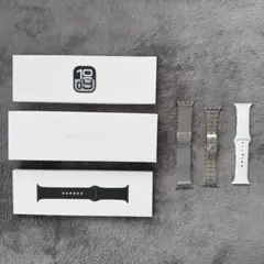 AppleWatchSeries10GPS本体 ホワイト・カラフルドットバンド - メルカリ