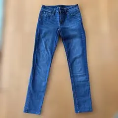 【美品】 ユニクロ　ウルトラストレッチパンツ　スキニー　25 (63.5cm)