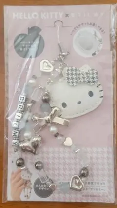 お値下げHELLO KITTY × BRILMY ミラー付きビーズストラップ
