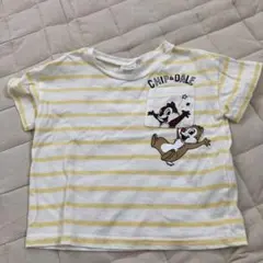 チップとデール ストライプ Tシャツ 100cm~