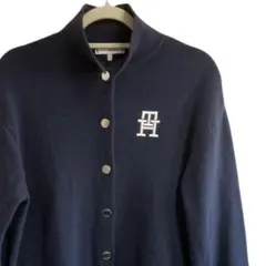 【古着】S/トミーヒルフィガー ジャケット ブルゾン ボタン レディース