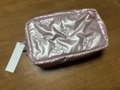 ピンク サテン ポーチ