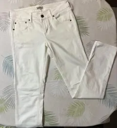 rough ホワイト ストレートデニム M