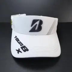 【美品】BRIDGESTONE TOUR B Xバイザー ホワイト