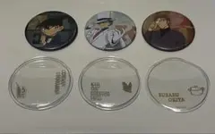 ユニバ　コナン缶バッジ3個セット
