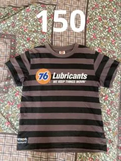 76 Lubricants 半袖ボーダーシャツ 150