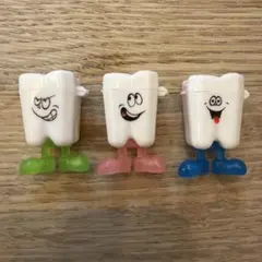 歯のキャラクター 小物入れ3個セット インテリア ガレージ