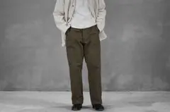 COMOLI 21SS コットンシルクオーバーパンツ OLIVE 3 - メルカリ