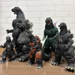 ゴジラ　ソフビ4体セット 2025年最新】ゴジラソフビの人気アイテム - メルカリ